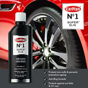 CarPlan No.1 Super Slik Wet Look Car Tyre Shine, 600 ml