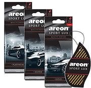 Areon Sport Lux Platinum Car Air Freshener Hanging Pack of 3