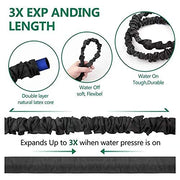 EUHUYG Flexible Garden Hose Pipe 100FT, 3 Times Expanding Flexible Magic Lightweight Watering Hose Pipe with 8 Function Spray Gun/Solid Brass Fittings/Anti-Leakage Easy to use