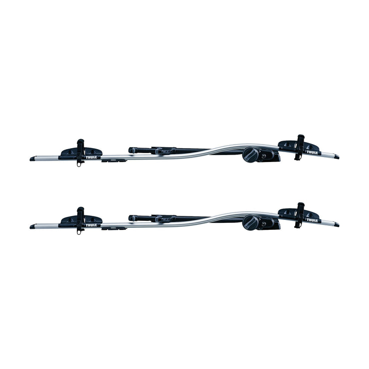 Thule Proride 591 Twin Pack 2 Roof Bike Rack Black/aluminium Black/Aluminium One-Size