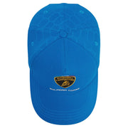 Automobili Lamborghini Blue Baseball Cap Official Merchandise Adjustable Branded Back Buckle