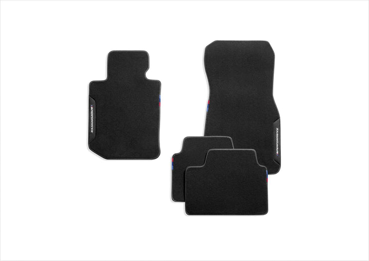 BMW Genuine Front Rear Right Left Floor Mat Set M Performance RHD 51472468491