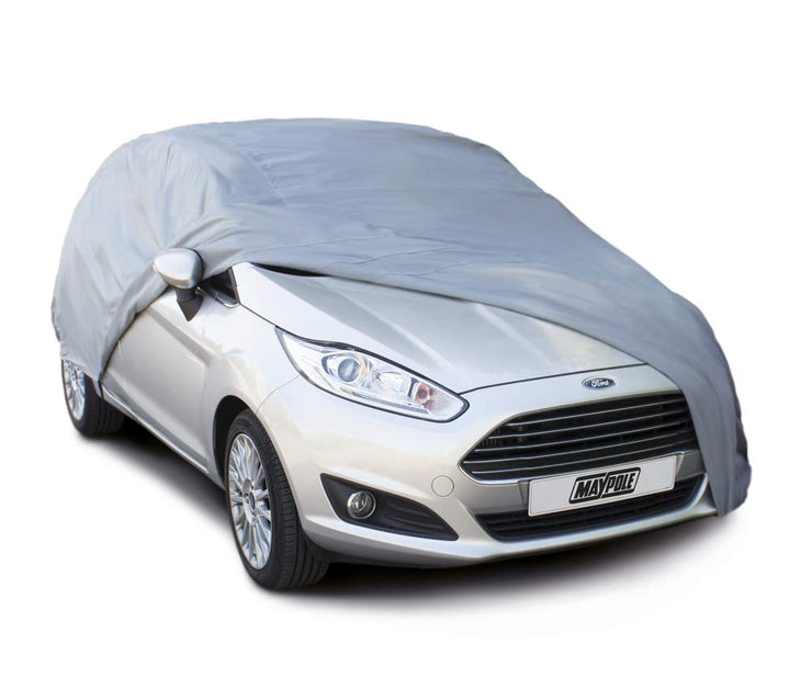 Maypole Breathable Full Cover for Medium Cars Water Resistant, Grey