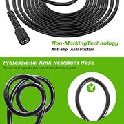 High Pressure Washer Hose Jet Wash Extension Hose, 10M 33' 2000PSI M22 Female Thread Power Wash Replacement Hose with M22 Male Thread Connector Compatible with Karcher Standard M22-14 Connection