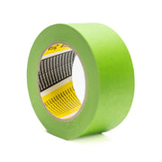 Q1 Painters Green Masking Tape 50 Metre Roll Painting & Decorating Automotive Car Body Spray High Performance Paint masking, For Sharp Lines and No Paint Bleed 110°C Temperature Resistance (48mm)