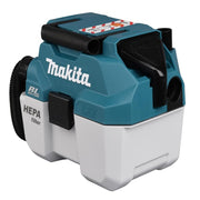 Makita DVC750LZ 18V Li-ion LXT Brushless L-Class Vacuum Cleaner - Batteries and Charger Not Included, Blue