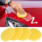 30 Pcs Car Polishing Pads, Car Wax Applicator Pads, Car Waxing Polish Foam Sponge Applicator Pads, Microfiber Soft Cleaning Applicators Pads for Cleaning Polishing Car Auto Vehicle Glass