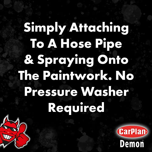 CarPlan Demon Snow Foam Car Shampoo with Gun, 2 L