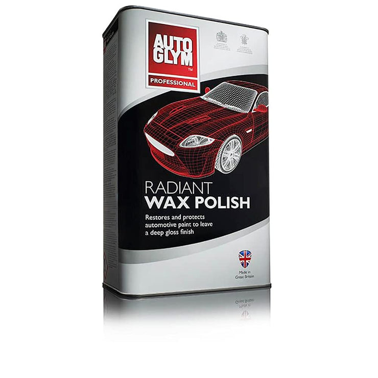 Autoglym Radiant Wax 5ltr Super Resin Polish Free 500ml Polish Bottle