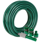 MantraRaj Reinforced Flexible Pressure Washer PVC Hose Pipe Watering Spray Gardening Gun Hosepipe Reel Plants for Home, Garden, Patio & Car Cleaning Outdoor (50FT)