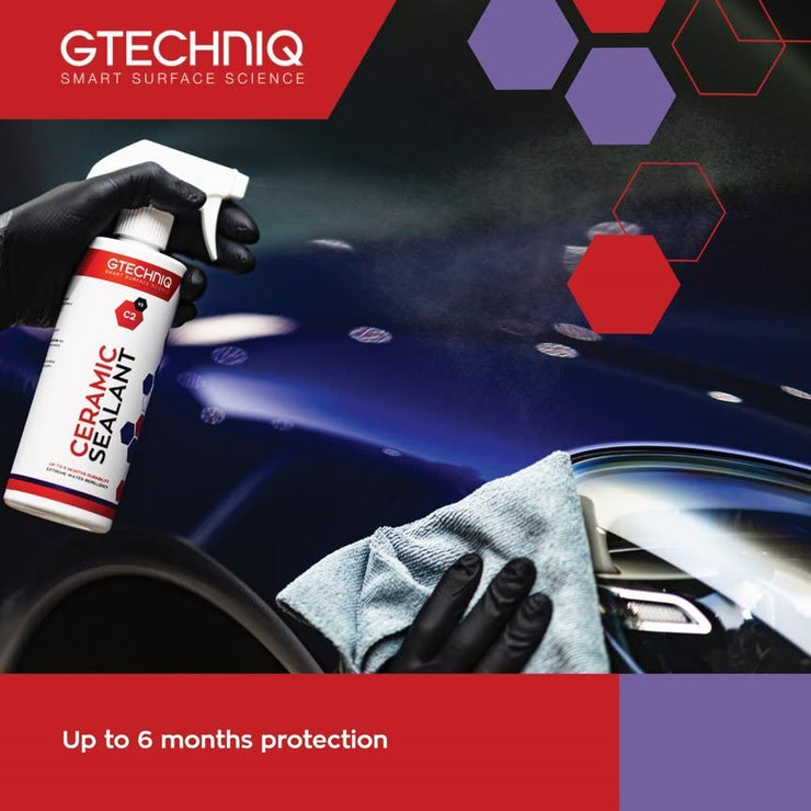 Gtechniq C2V3 Ceramic Sealant for Cars, Protect Car Paintwork, Trim, Tyres and Windows, High Shine, Easy to Apply - 500ml (Sufficient for 2-3 Large Cars)