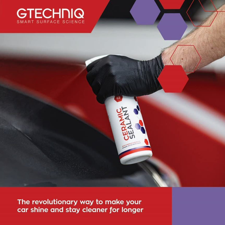 Gtechniq C2V3 Ceramic Sealant for Cars, Protect Car Paintwork, Trim, Tyres and Windows, High Shine, Easy to Apply - 1L (Sufficient for 4-5 Large Cars)