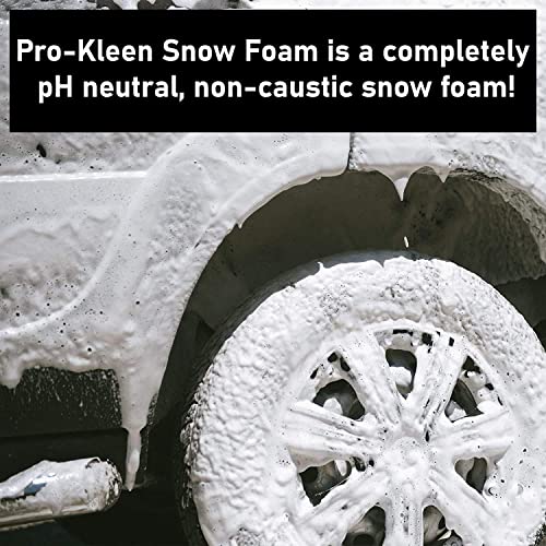 Pro-Kleen Snow Foam – pH Neutral,Super Thick and Non-Caustic – Extremely Powerful & Easy To Use (Pineapple Fragrance, 5L)