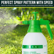 SA Products Pump Action Pressure Sprayer - Weed Killer Sprayer Pump for Fertiliser, Pesticides, Fungicides, Cleaning - Garden Sprayer with Plastic Lance & Carry Strap - Water Spray Bottles - (2 Litre)