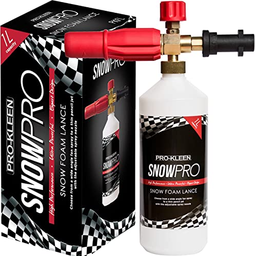 Pro-Kleen Snow Foam Car Shampoo pH Neutral Cherry 5L & Karcher K Series Compatible Snow Foam Lance