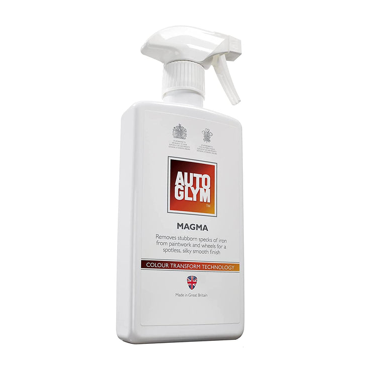 Autoglym Magma Liquid Clay, 500ml - Colour Transform Technology Fallout Remover, Removes Stubborn Iron Specks From Car Bodywork, Brake Discs, Car Wheel Cleaner, Red