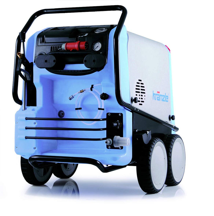 Kränzle 895-1 Hot Water High-Pressure Cleaner without Hose Reel, NoM. Food design abrasion resistant with quick change plug-in system.