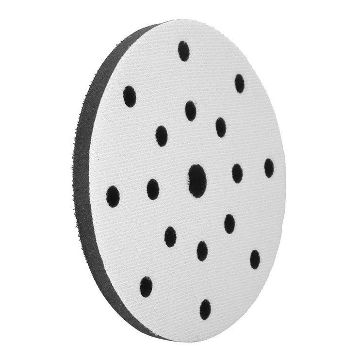 6In Interface Sanding Pad Interface Pad 3M Sponge 150Mm Diameter Soft Buffer Sponge Interface Cushion Pad For Sanding Pads (6 inches 17 holes)