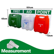 Safety First Aid Group Evolution First Aid, Eye Wash & Burns Point, Large, 43cm x 91cm