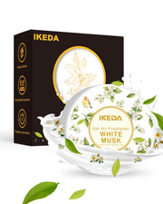 Ikeda Car Air Fresheners | Strong Scent Air Freshener | Car Fresheners with Odour Eliminator Technology | Long Lasting Fragrance Car Accessories | Air Freshener for Car, Home, Office (White Musk)