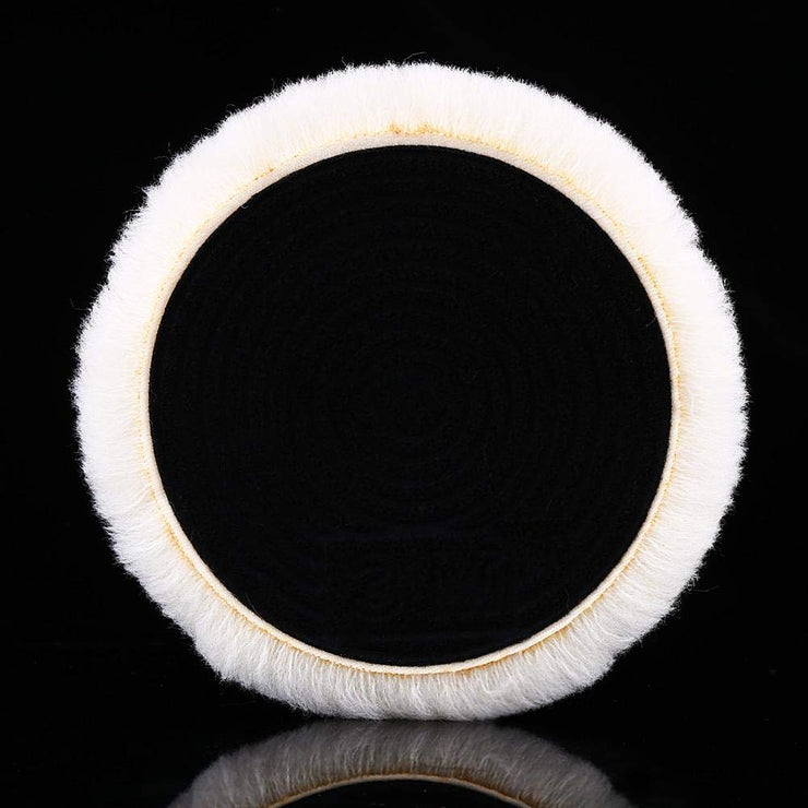 Car Body Wool Polishing Pad, 1 Pc 3-7 Inch Car Soft Wool Polishing Pad Auto Woolen Buffing Waxing Pad Car Polisher Buffer(6&