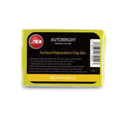 Autobright Pre Cleaning Car Wax Polishing Clay Mist 500ml & 100g Yellow Medium Clay Bar Smooth Finish Detailing Kit