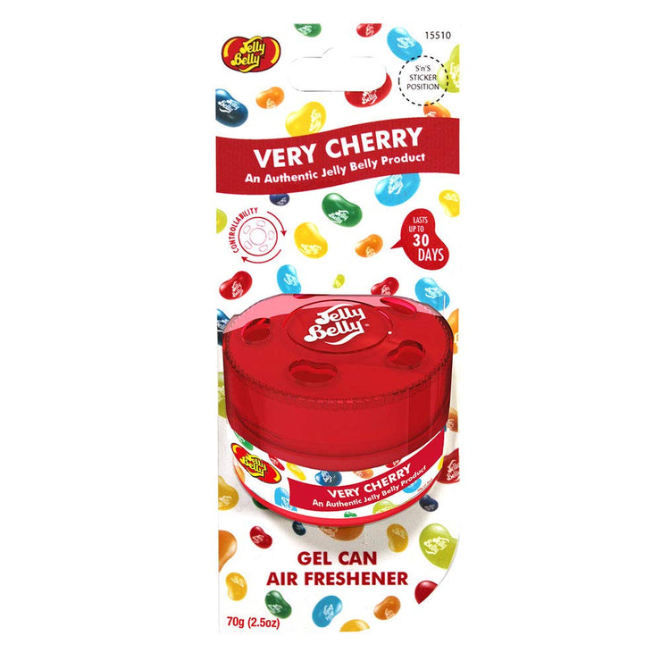 Jelly Belly 2 x Gel Can Car Air Freshener Scent - VERY CHERRY