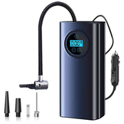 Tyre Inflator Air Compressor 12V DC, Digital Tyre Inflator 150 PSI, Preset Tyre Pressure & Auto Shutoff, with 3 Nozzle Adaptors, Electric Air Pump for Car Tyres, Bicycles, Other Inflatables