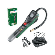 Bosch Electric Bike Pump, Portable Air Pump, Cordless Tyre Inflator EasyPump (3.0 Ah battery, 3.6 Volt, Autostop function, 150 PSI, 10.3 bar, LED, rechargeable via USB-C cable, in carton box)