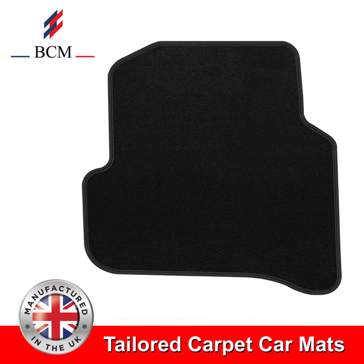 BCM - Tailored Car Floor Mats - Fabia 2015-2021 - Black Carpet - Anti Slip Mat - Non Slip Car Floor Mat, Fitted With Clips & Granulated Backing - 4 Pc Floor Set Only