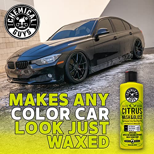 Chemical Guys CWS_301_16 Citrus Wash and Gloss Citrus Based Hyper-Concentrated Wash+Gloss - 16 oz.