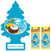 Little Trees Air Fresheners, Singles, Caribbean Colada (Pack of 12)