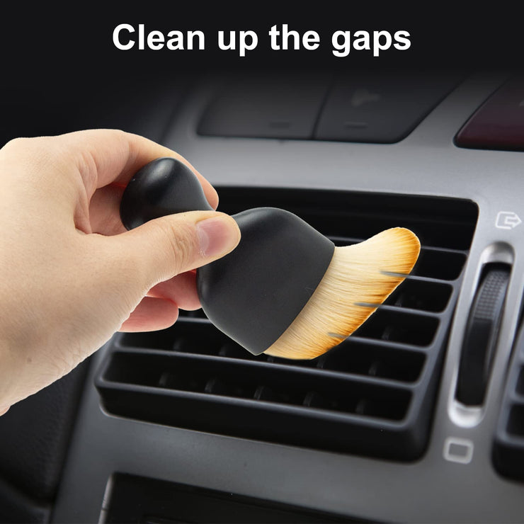 Car Detailing Brushes 3PCS Car Interior Cleaning Soft Brush Car Cleaning Brush with Soft Bristles No Scratch Auto Interior Dust Brush for Cleaning Dashboard,Air Outlet Gap,Wheels,Air Vent,Engine