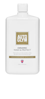 Autoglym ‎CWP001 Ceramic Wash and Protect Triple Action Ceramic Car Shampoo, pH neutral, Up to 33 Washes - Concentrated Car Wash Soap - Wax Safe Formula for Ceramic Coating - 1L - Pack of 1