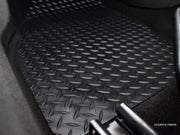 Car Mats For Audi A3 (2003-2013) Tailored Fit Black Rubber Floor Set 4 Pieces Anti-Slip, Heavy-Duty & Waterproof