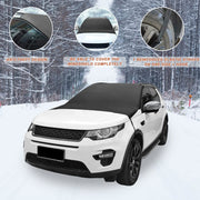 Car Windshield Cover,Car Windscreen Cover,Snow Cover,Car Front Windshield Frost Cover with Elastic Hooks,Frost Guard Protector for Winter Summer,Windscreen Sun Shade,Foldable Waterproof Ice Cover