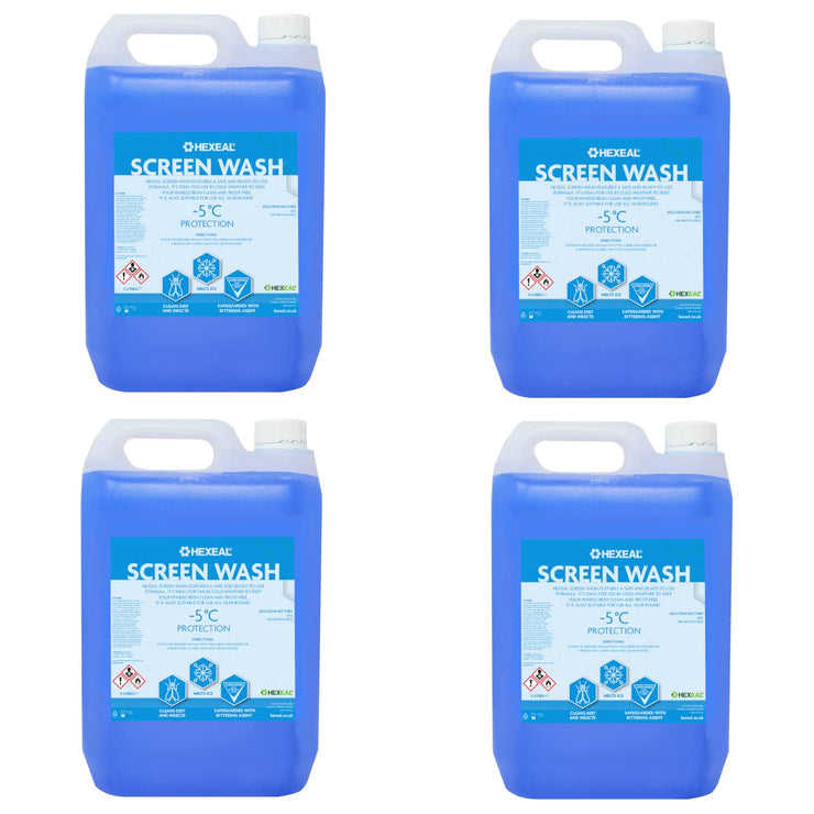 Hexeal Screenwash -5⁰C | 20L | All Seasons Screenwash Effective To -5⁰C