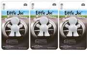 Little Joe Set of 3 Air Freshener Up to Zi 45 Days Fresh Air in Car, Truck, Office, Home, Wardrobe etc. (White/New Car)