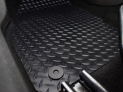 Car Mats for Skoda Octavia (2020-) [Estate & Hatchback] Car Floor Mats Premium Rubber Tailored Fit Set Accessory Black Custom Fitted 4 Pieces with Clips - Anti-Slip Backing, Heavy Duty & Waterproof