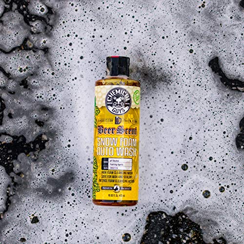 Chemical Guys CWS21116 - Beer Scent Snow Foam Auto Wash Cleanser (16 oz)