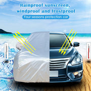 Heavy Duty Waterproof Car Cover Rain Snow UV Protection Outdoor Breathable Large (480 * 175 * 120CM)