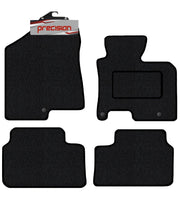 Precision - Tailored Car Mats - Intended for Kia Ceed 2012-2018 - 4 Piece Set - Non-Slip Floor Mats - Black Carpet - Grey Binding - Fittings Clips - SFP