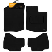 FSW - Tailored Mats - Fits TOYOTA Aygo 2005-2013 - Black Carpet - Anti Slip Mat - Non Slip Car Floor Mat, Fitted With Clips & Granulated Backing - 4 Pc Floor Mat Only