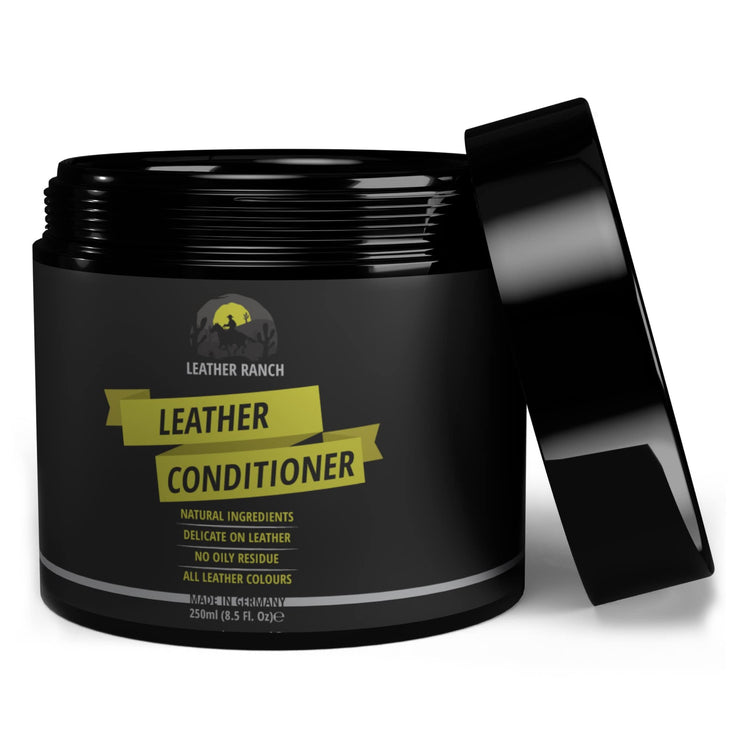 Leather Ranch Leather Conditioner - Leather Restoration Cream & Leather Colour Restorer - A Natural Leather Restorer for Sofas, Car Seats & More - Alternative to Leather Cleaner and Conditioner, 250ml