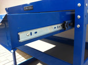 US PRO Tool cart Tool Trolley Workstation Tool Box Cabinet Blue with Lockable Ball Bearing Drawer