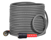 YAMATIC M22 Flexible Pressure Washer Hose 15M/50FT 1/4", Kink Resistant Power Washer Hose Replacement for Flexzilla Uberflex Ryobi Genarac Troy Bilt Honda Leak-Free 22MM Fittings, 3200 PSI/220 Bar