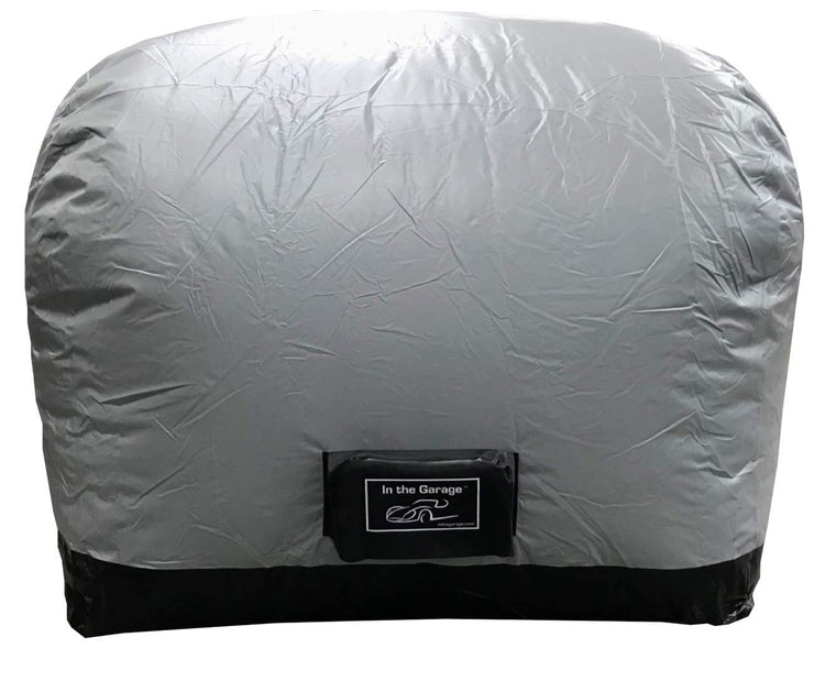 IN THE GARAGE Outdoor Car Cover - Inflatable Car Cover Outdoor, PROTECTS FROM HAIL - Outdoor Car Bubble, Inflatable Garage - Car Capsule - Car Cocoon, Car Bubble Storage - Car Shield - 18&