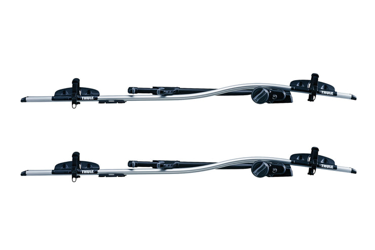 Thule Proride 591 Twin Pack 2 Roof Bike Rack Black/aluminium Black/Aluminium One-Size