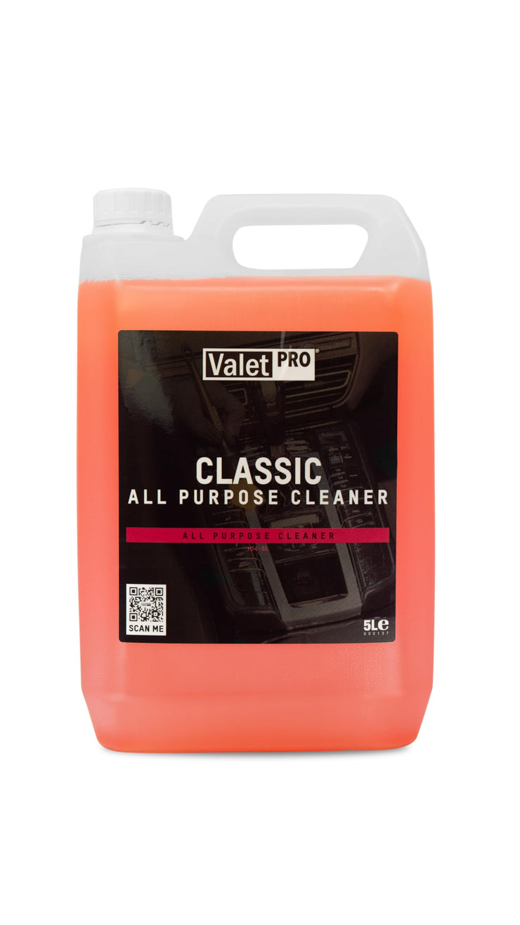 ValetPRO Classic All Purpose Cleaner - Emulsifies grime and makes it easy to remove - 5L