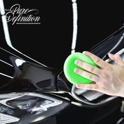 Pure Definition Green Foam Applicator Pads x 6 for car detailing Polishes and Waxes